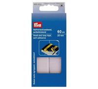 Prym - Self-Adhesive White (20mm) Hook and Loop Tape - 5 Pieces