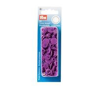 Prym Sew-Free Popper Color Snaps Round 12.4 mm Purple Plastic 12.4 mm PRYM_393141-1