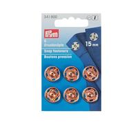 Prym Snap Fasteners, Metal, Rose Gold, 9.3 x 5.7 x 2 cm