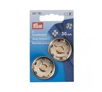 Prym Sew On Metal Snap Fasteners Rose Gold - per pack of 2