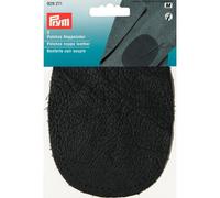 Prym Sew-on nappa leather patches, 10 x 14cm, dark grey