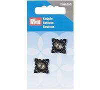 Prym Sew-On Snap Fasteners Square, Black, 21 mm