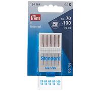 Prym Sewing Machine Needles, Silver, Standard, 130/705, No. 70-100
