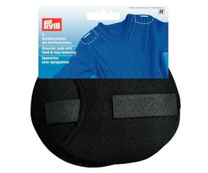 Prym Shoulder Pads Raglan with Hook and Loop Fastening Black S