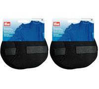Prym Shoulder Pads Raglan with Hook and Loop Fastening Black S (Pack of 2)
