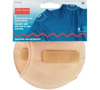 Prym Shoulder Pads Raglan with Hook and Loop Fastening S, Skin-Colour, White, Small