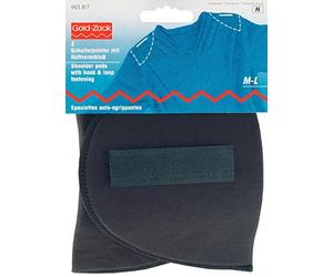 Prym Shoulder Pads Set-in with Hook and Loop Fastening Black M-L