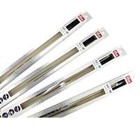 Prym Single-Point Ergonomic Knitting Pins/Needles (Pair) 6mm x 35cm Length, High-performance Synthetic Material, Multi-Colour, 38 x 4 x 1 cm