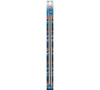 Prym Single-Pointed Knitting Pins, Aluminium Pearl Grey, 35 cm, 5.50 mm, Pack of 2