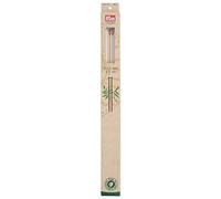 Prym Single-Pointed Knitting Pins Bamboo 33 cm 3.25 mm, Natural, One Size