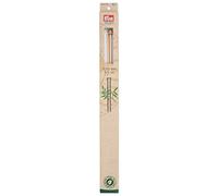 Prym Single-Pointed Knitting Pins Bamboo 33 cm 3.75 mm, Natural, One Size