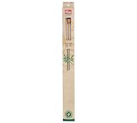 Prym Single-Pointed Knitting Pins Bamboo 33 cm 4.50 mm, Natural, One Size
