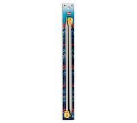 Prym Single-Pointed Knitting Pins Plastic Grey 35 cm 9.00 mm, 9 mm