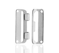 Prym Skirt Clasps, Alloy Steel, Silver, 20 mm, Silver Colour, 100 Pieces