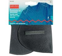 Prym Shoulder Pads Set-in, 2-piece with Hook and Loop Fastening - Black S