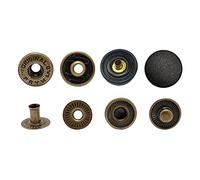 PRYM Small 4GB S Spring Press Studs, Antique Brass, 20pcs - 15mm