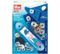 Prym Snap On Hook & Bar Fasteners Silver - per pack of 100