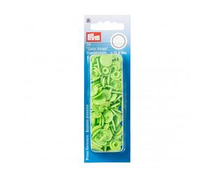 Prym Snaps Press Fasteners Apple Green - per pack of 30