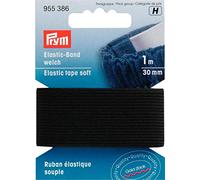 Prym Elastic Tape, Black, 30 mm