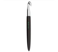Prym Soft-Grip Crochet Hook for Wool - Silver Colour, Gauge Coded