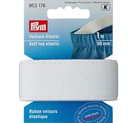 Prym Elastic Tape Soft Top – 30 mm x 1 m – White