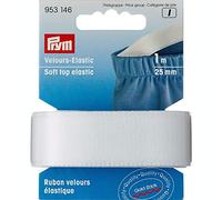 Prym Elastic Tape, White, 25 mm, weiß, 1 m
