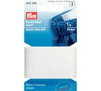 Prym - Soft White (40mm, 1m) Elastic Tape - 1 Unit