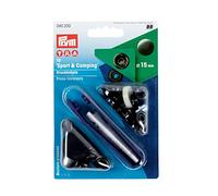 Prym Free Sewing Press Studs with Tool 15mm Burnished 10St Sport Camping 390200