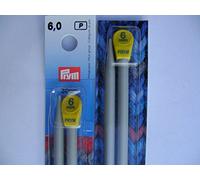 Prym Standard Aluminium Knitting Pina 30cms Long 6.00mm