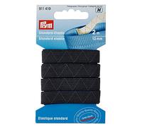 Prym Standard Elastic 2m x 12mm, Polyester, Black