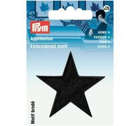 Prym Star Patch Motif Black - per pack of 2