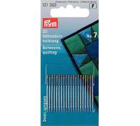 Prym 0.70 x 31 mm Hand Sewing Needles Betweens, Silver/Gold