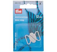 Prym Bikini and Belt Clasp, Metal, Silver, 0.47" Coloured-1 Piece