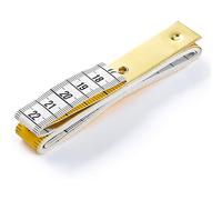 Prym Tape Measure Profi with Metal end, Polyester blend, White, 14 x 5.7 x 1.7 cm