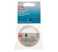 Prym Transparent Decor Crafting Thread/Monofilament, Polyester Blend, Clear, 0.50 mm, 50 m