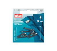 Prym Trouser and Skirt Hooks/Bars Black, Maulbreite 9 mm