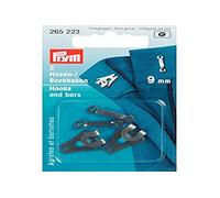 Prym Trouser and Skirt Hooks/Bars Black, Maulbreite 9 mm