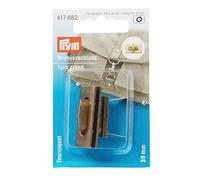 Prym Turn Clasp for Bags, Antique Brass Brushed