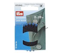Prym Waxed Linen Thread 20m Black - Each