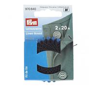 Prym Waxed Linen Thread Black - 20 Metres - each
