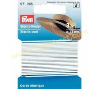 Prym Elastic Cord – 1.5 mm Over-Braided – 3 m – White