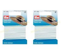 Prym - White (1.5mm, 3m) Elastic Cord - 1 Count (Pack of 2)