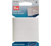 Prym Elastic Waistband, White, 60 MM, 90 CM