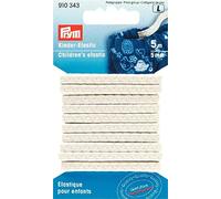 Prym White Children's Elastic, 5mm x 5m, Rubber - 1 Unit