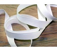 Prym White Strong Cotton Herringbone Tape, Suitable for Dressmaking - 10mm Wide - per metre