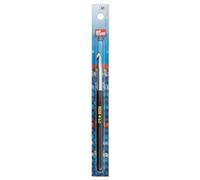 Prym - Wool Aluminium (14cm, 6.00mm) Crochet Hook with Plastic Handle - 1 Crochet Hook