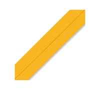 Prym Yellow Cotton Bias Binding Tape, Suitable for Dressmaking - 30mm Wide - per metre