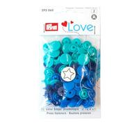 PrymLove Fasteners, Blue, 12 x 7 x 2 cm