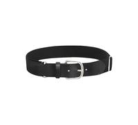 Pryon Kids Belt,Elastic Belt for Kids,Black Adjustable Stretch Waistband Boys and Girls Aged 5-12,Soft Comfortable Toddlers and Children Belts for School,Jeans,Sports,Play,Daily Wear (15-32 In)