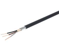 Prysmian Black 3-Core Armoured Cable 1.5mm² X 25M